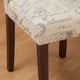 French Beige Printed Linen Dining Chair (Set of 2) by Christopher Knight Home