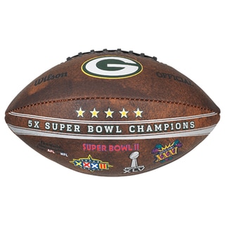 Green Bay Packers 9-inch Leather Football