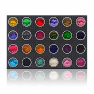 SHANY DIY Velvet Flocking Powder 3D Nail Decoration (Set of 24 Colors)