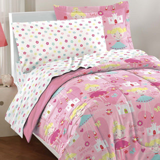 Pretty Princess 7-piece Bed in a Bag with Sheet Set