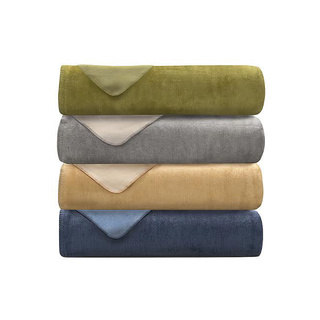 Lacozee Cashmere Touch Cotton-blend Reversible Blanket