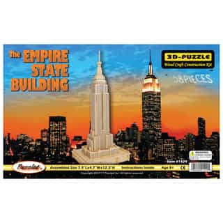 The Empire State Building 3D Natural Wood Puzzle