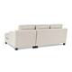 Sectional Sofa with Chaise in Light Grey - Thumbnail 4