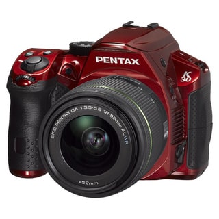 Pentax K-30 Digital SLR Crystal Red with 18-55mm WR Lens