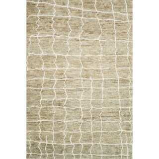 Hand Knotted Phoenix Blonde Rug  (4'0 x 6'0)
