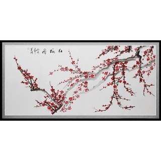 Plum Blossoms Canvas Wall Art