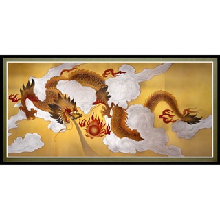 Dragons in the Sky Canvas Wall Art