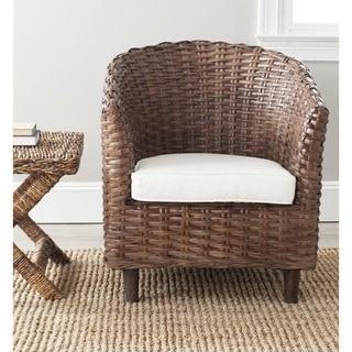 Safavieh Omni Barrel Brown Chair