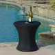 Adriana PE Wicker Outdoor Side Table by Christopher Knight Home - Thumbnail 1