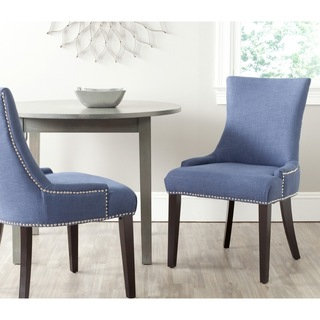 Safavieh En Vogue Dining Lester Light Denim Blue Chairs (Set of 2)