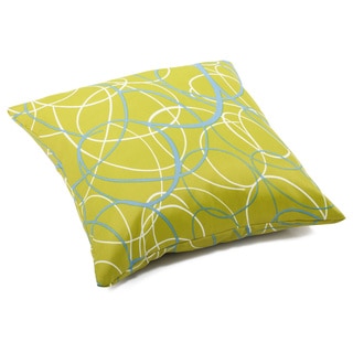 'Bunny' Olive Green Weather-resistant Throw Pillow
