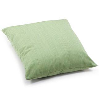 Parrot Lime Mix Thread Outdoor Pillow