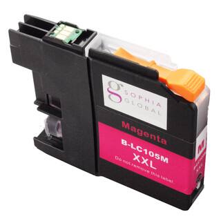 Sophia Global Compatible Ink Cartridge Replacement for LC105 XXL (1 Magenta)