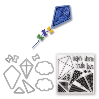 Sizzix Framelits Kites Dies with Stamps