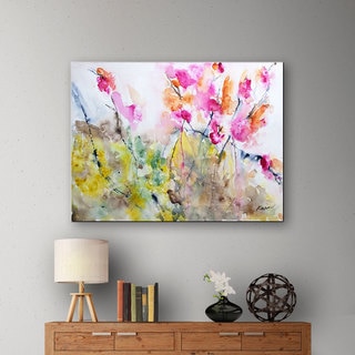 Art Wall Karin Johannesson 'Summer Pink' Gallery-Wrapped Canvas