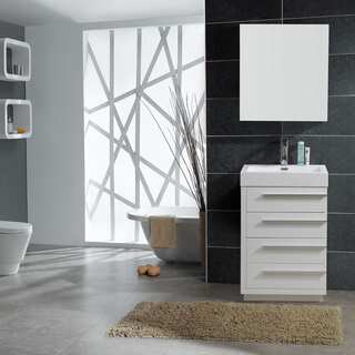 Virtu USA Bailey 24-inch Single-sink Bathroom Vanity Set