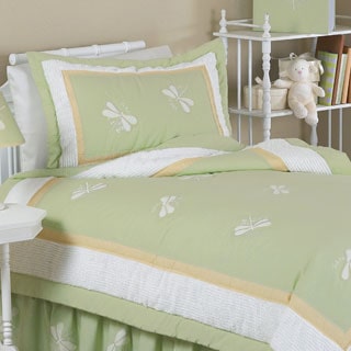 Sweet Jojo Designs 4-piece Green Dragonfly Dreams Comforter Set