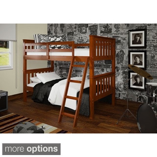 Donco Kids Mission Tilt Ladder Twin Bunk Bed