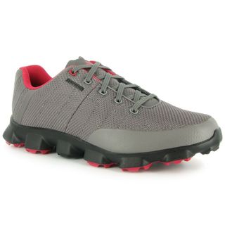 Adidas Men's Crossflex Iron/ Black/ Red Golf Shoes