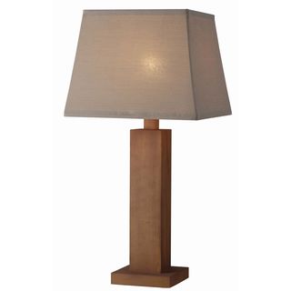 Easton 1-light Teak Outdoor Table Lamp