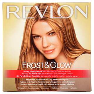 Revlon Frost & Glow Honey Medium to Dark Brown Hair Highlighting Kit