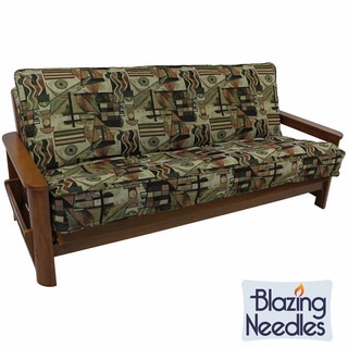 Blazing Needles Vitality Tapestry Full Size Corded Futon Cover