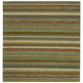 Scarlett Multi Stripes Hand-Tufted Rug (11'9 x 11'9 Square)
