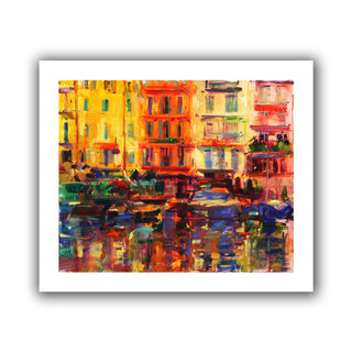 Art Wall Peter Graham 'Grand Harbour, Cannes' Gallery-wrapped Canvas Art