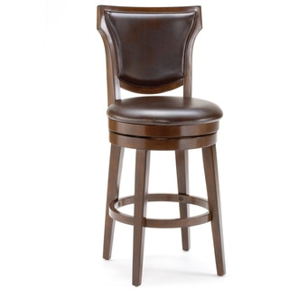 'Country Heights' Rustic Cherry Contoured Back Stool
