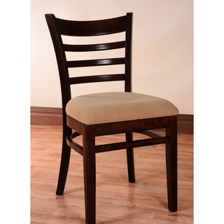 Ladder Back Two-tone Wood Dining Chairs
