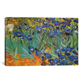 iCanvas Irises by Vincent Van Gogh Canvas Print Wall Art
