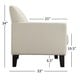 Uptown Modern Accent Chair and Ottoman by iNSPIRE Q Classic - Thumbnail 13