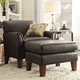 Uptown Modern Accent Chair and Ottoman by iNSPIRE Q Classic - Thumbnail 3