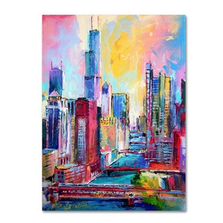 Richard Wallich 'Chicago 3' Canvas Art