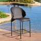 Multibrown Wicker Outdoor Bistro Bar Set with Ice Pail by Christopher Knight Home - Thumbnail 2