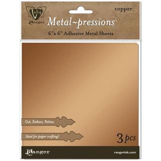 Ranger Vintaj Copper Foil Sheets 3/Pkg - 6 X6