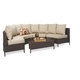 Newton Outdoor 5-piece Dark Brown Wicker Lounge Set by Christopher Knight Home - Thumbnail 17