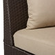 Newton Outdoor 5-piece Dark Brown Wicker Lounge Set by Christopher Knight Home - Thumbnail 23