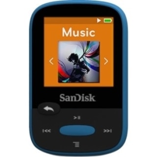 SanDisk Clip Sport SDMX24-008G 8 GB Flash MP3 Player - Blue