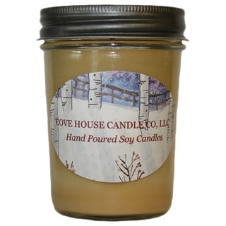 Scented Tan 8-ounce Jelly Jar Soy Candle
