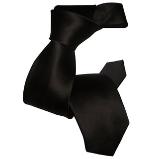 Dmitry Men's Black Italian Silk Tie