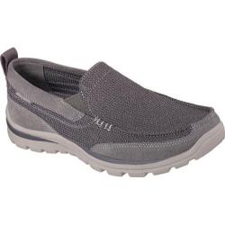 Men's Skechers Relaxed Fit Superior Milford Charcoal/Gray
