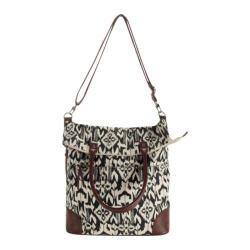 Women's San Diego Hat Company Canvas Oversized Tote BSB1366 Ikat
