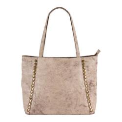 Women's Latico Bowie Handbag 8927 Crackle White Leather