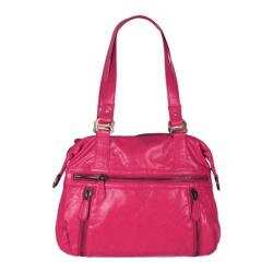Women's Latico Hazel Gathered Shoulder Bag 7605 Fuchsia Leather