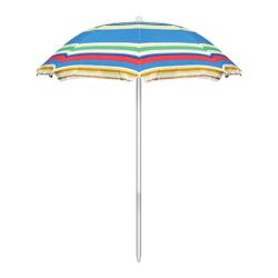 Picnic Time Umbrella Multicolor Stripe