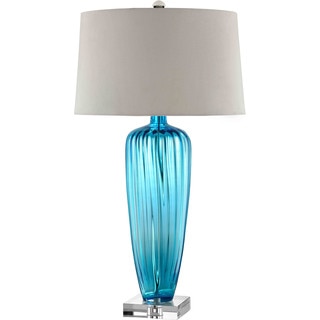 Duncombe Park 1-light Blue Table Lamp