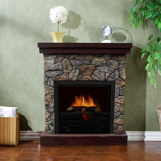 Telluride 1250-watt Polystone Electric Fireplace