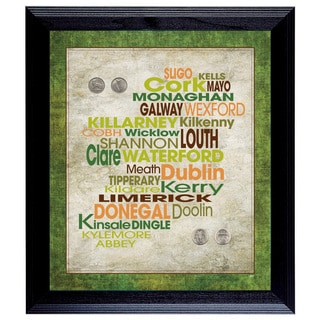 American Coin Treasures Luck of the Irish Wall Frame with Coins