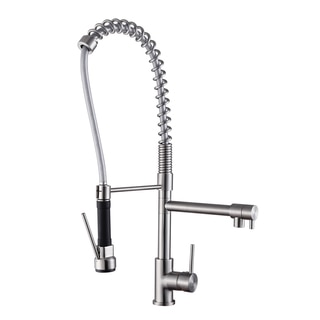 Ruvati 28-inch Stainless Steel Commercial Style Pre-rinse Spray Kitchen Faucet